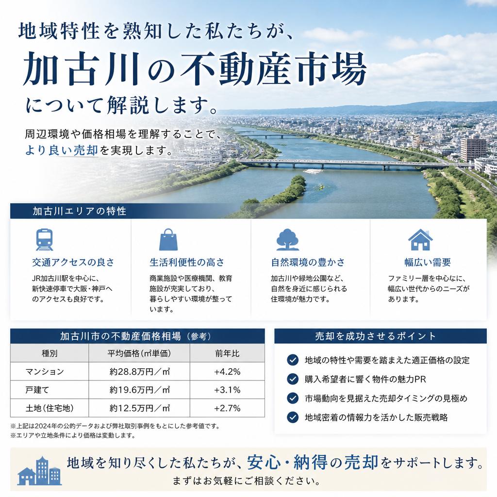加古川の不動産市場を把握する