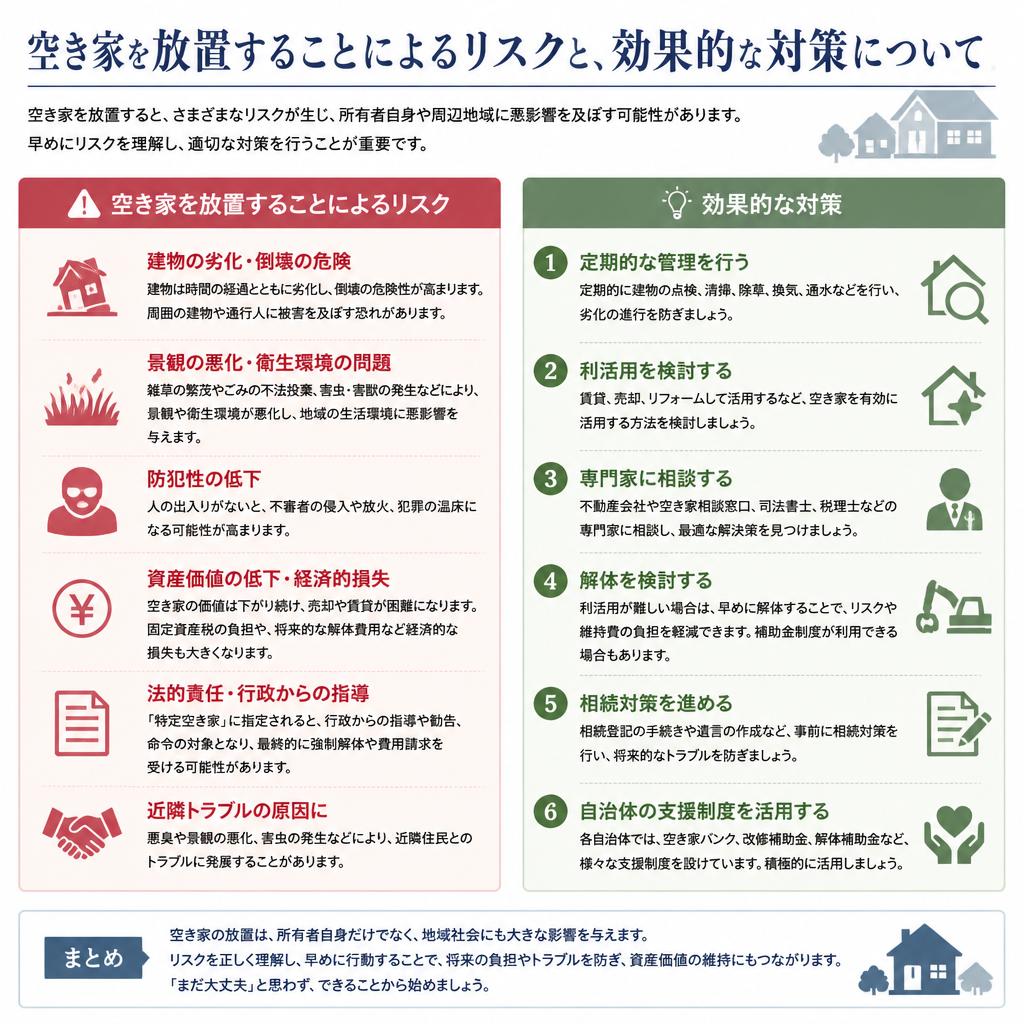 空き家のリスクとその対策