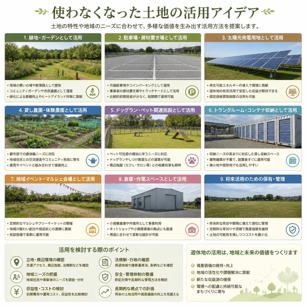 土地の有効活用方法