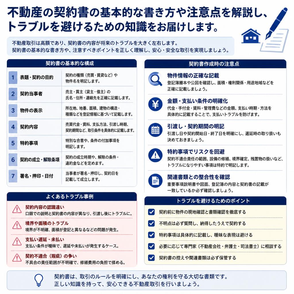 4. 契約書の書き方をマスターしよう