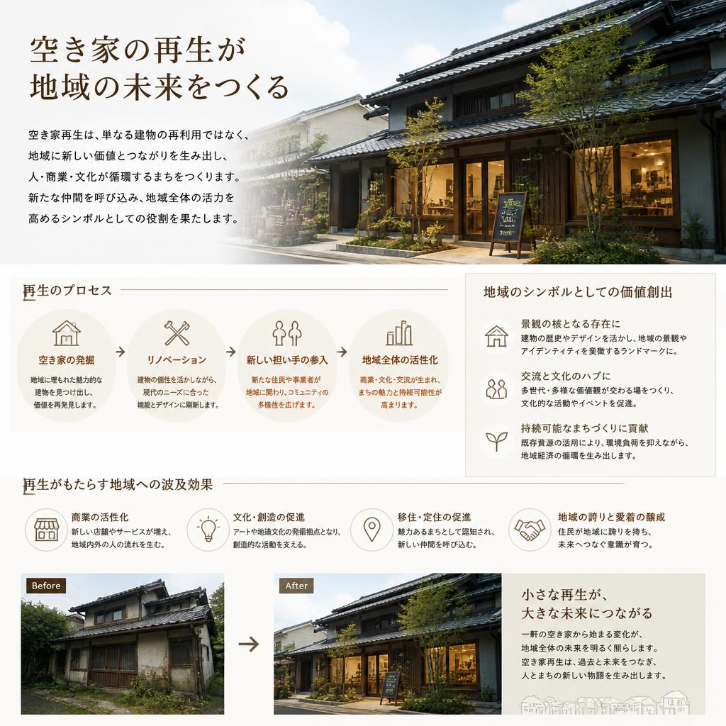 空き家がもたらす地域活性化