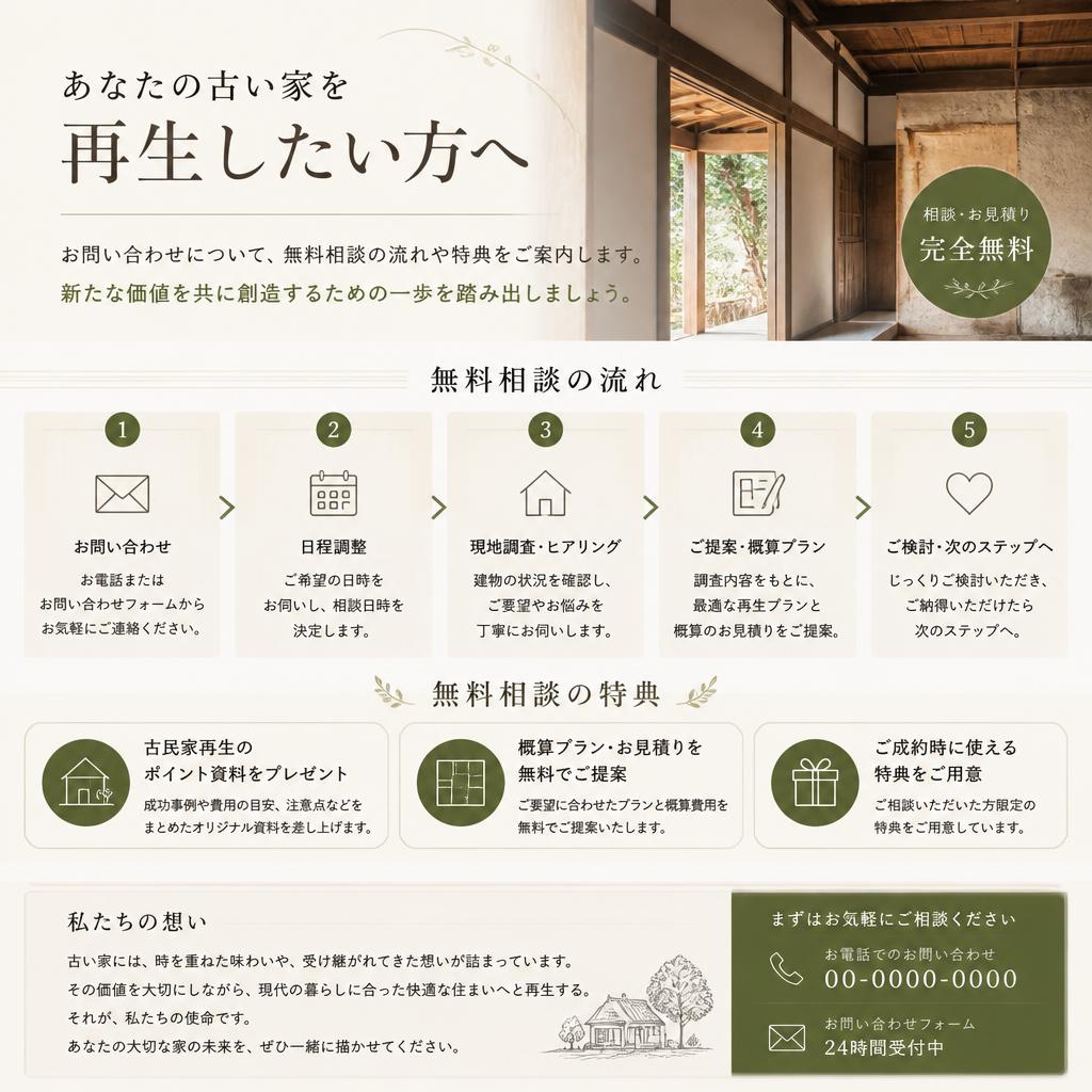お問い合わせと無料相談