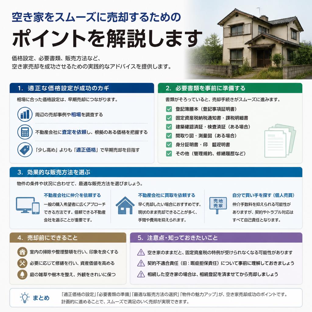 スムーズな売却のためのポイント