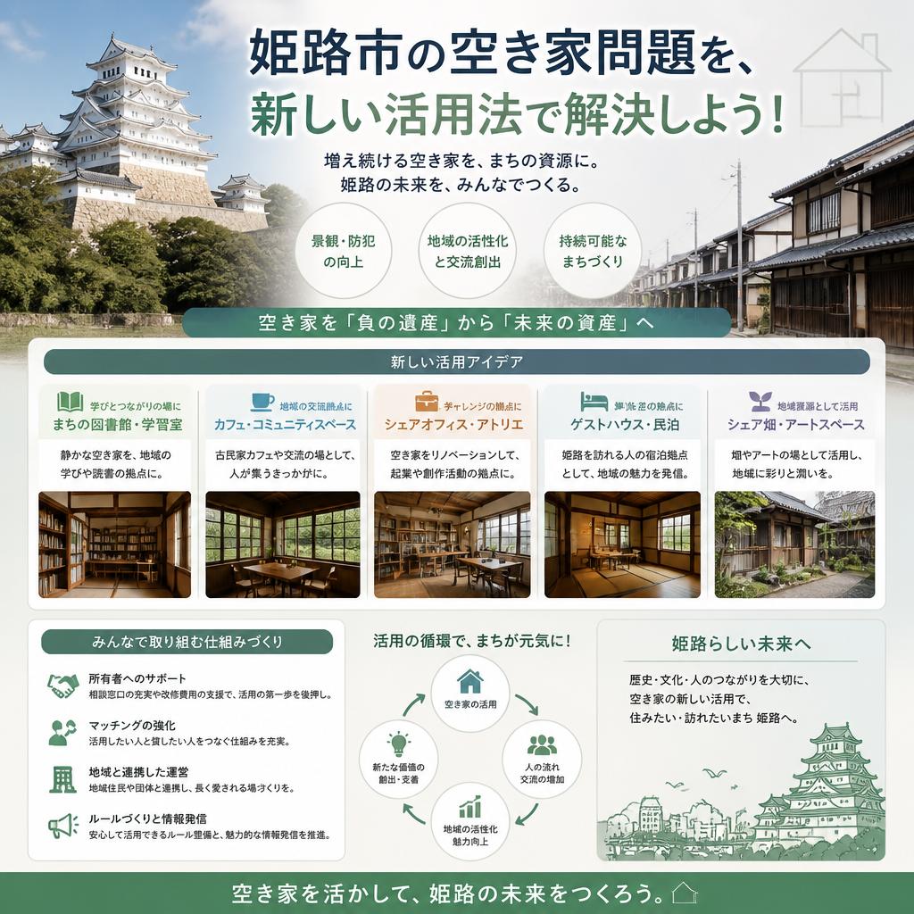 姫路市の空き家問題を、新しい活用法で解決しよう！|加古川市不動産売却買取相談センター