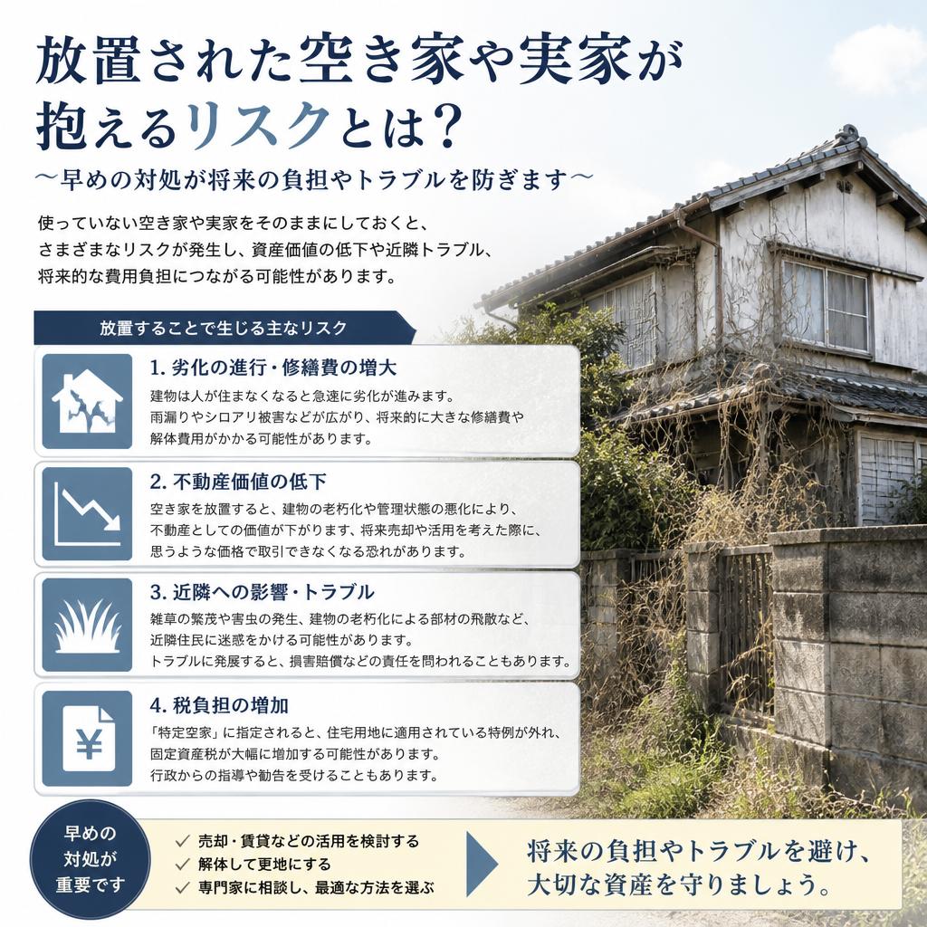 2. 空き家・実家がもたらすリスク