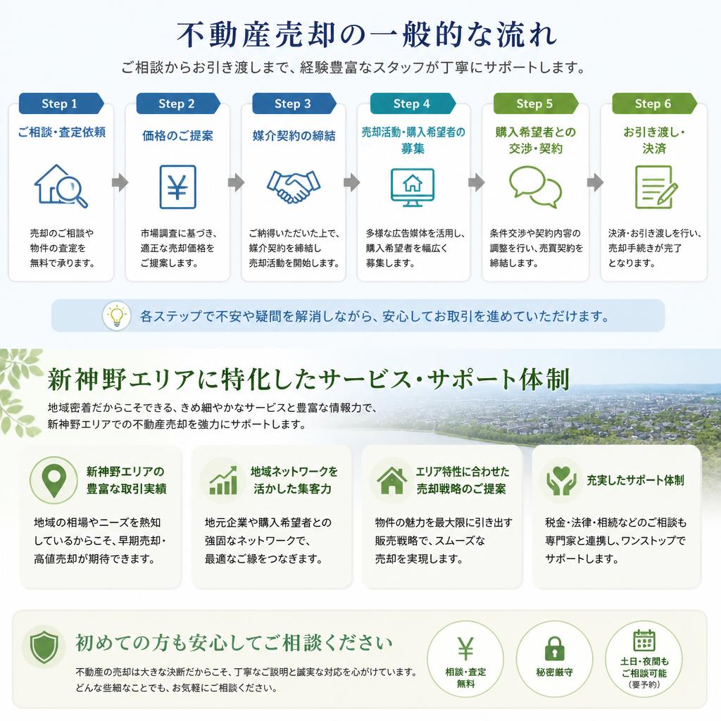 4. 相談から売却までの流れ