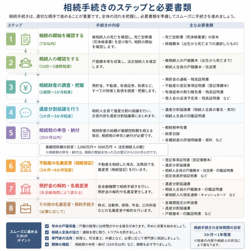 2. 相続手続きの流れ