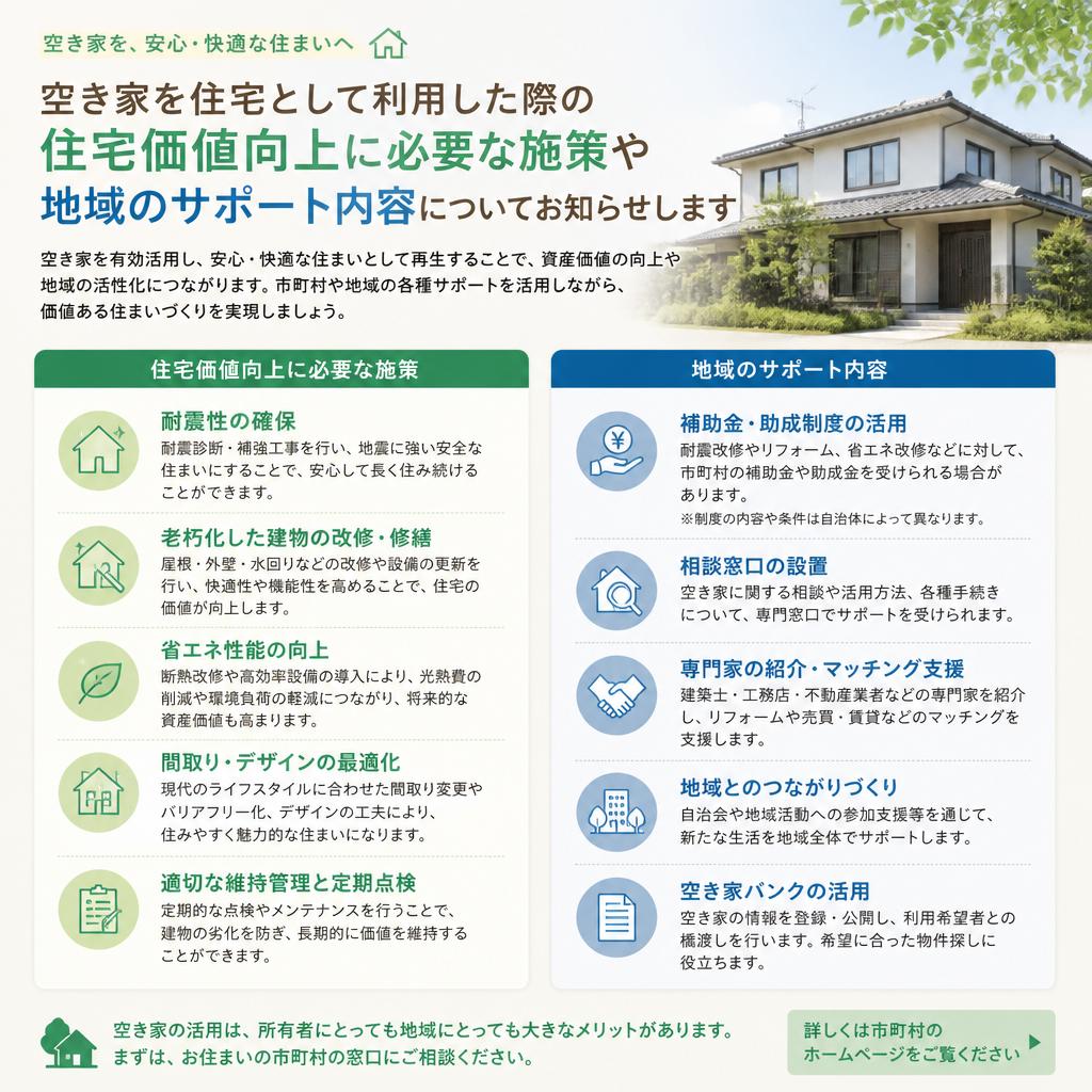 住宅価値向上に必要なポイント