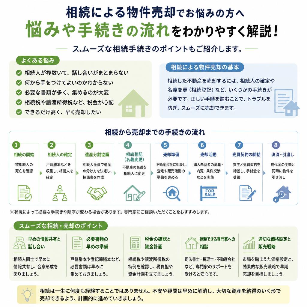 相続手続きの悩みを解消！