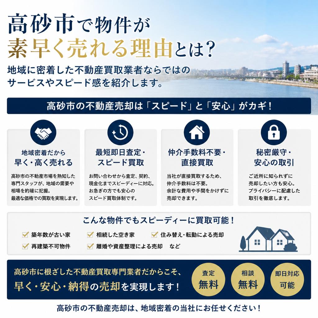 スムーズな売却を実現する理由
