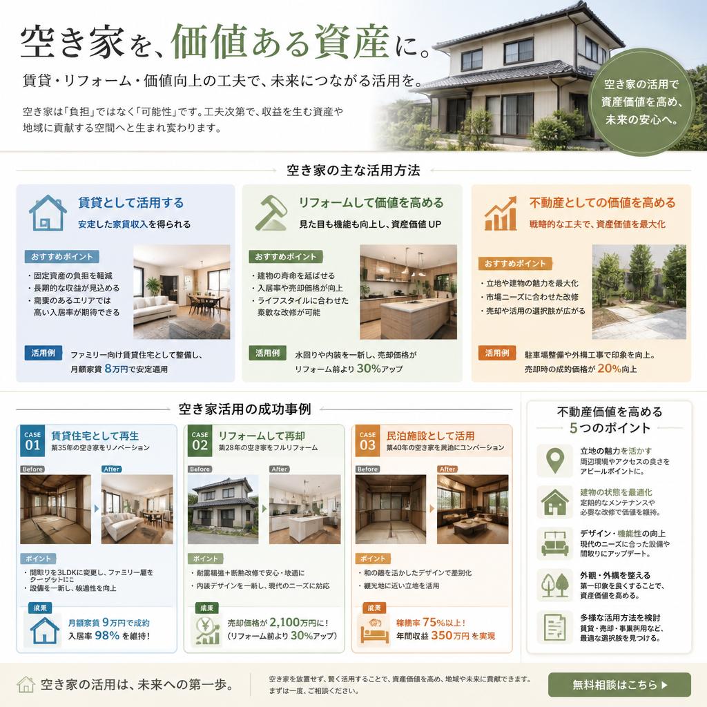 2. 空き家の活用法