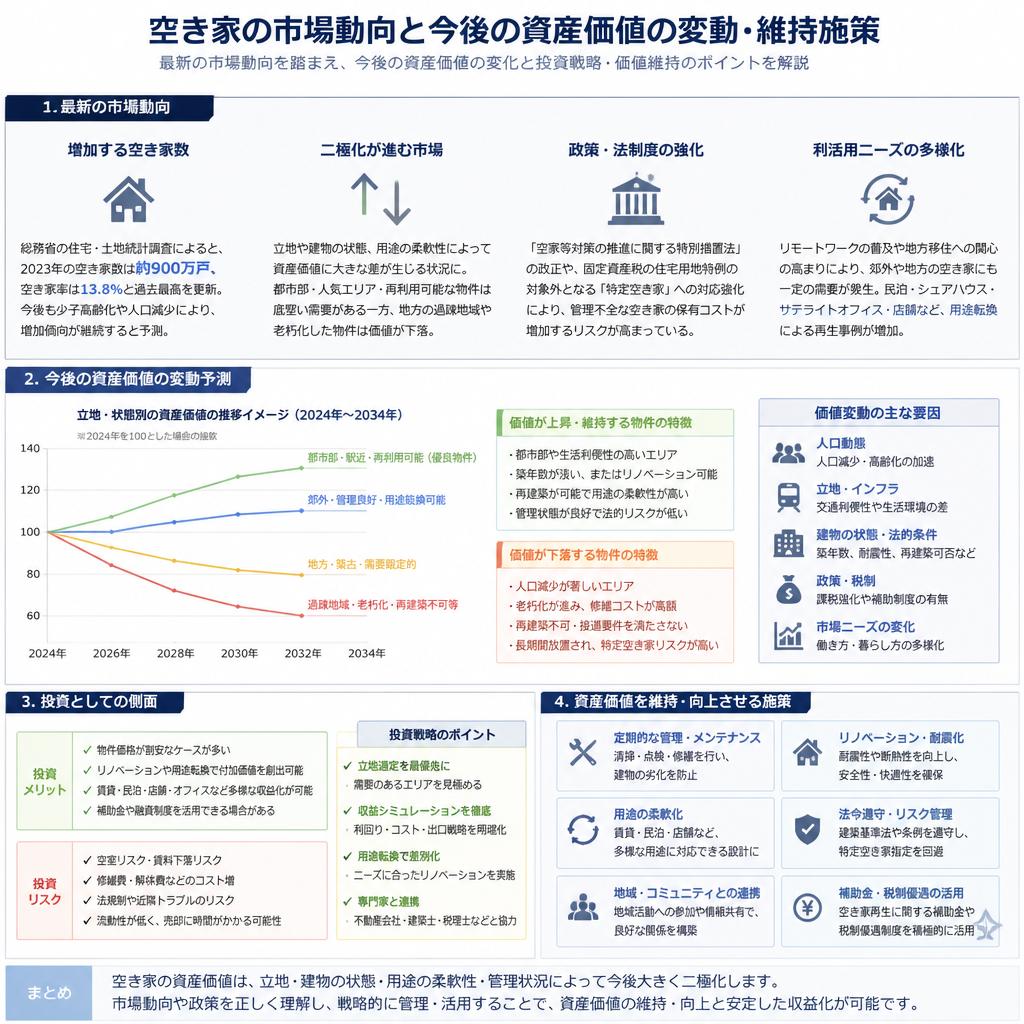空き家市場の動向と資産価値