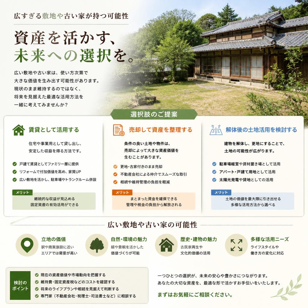空き家のメリットと活用方法