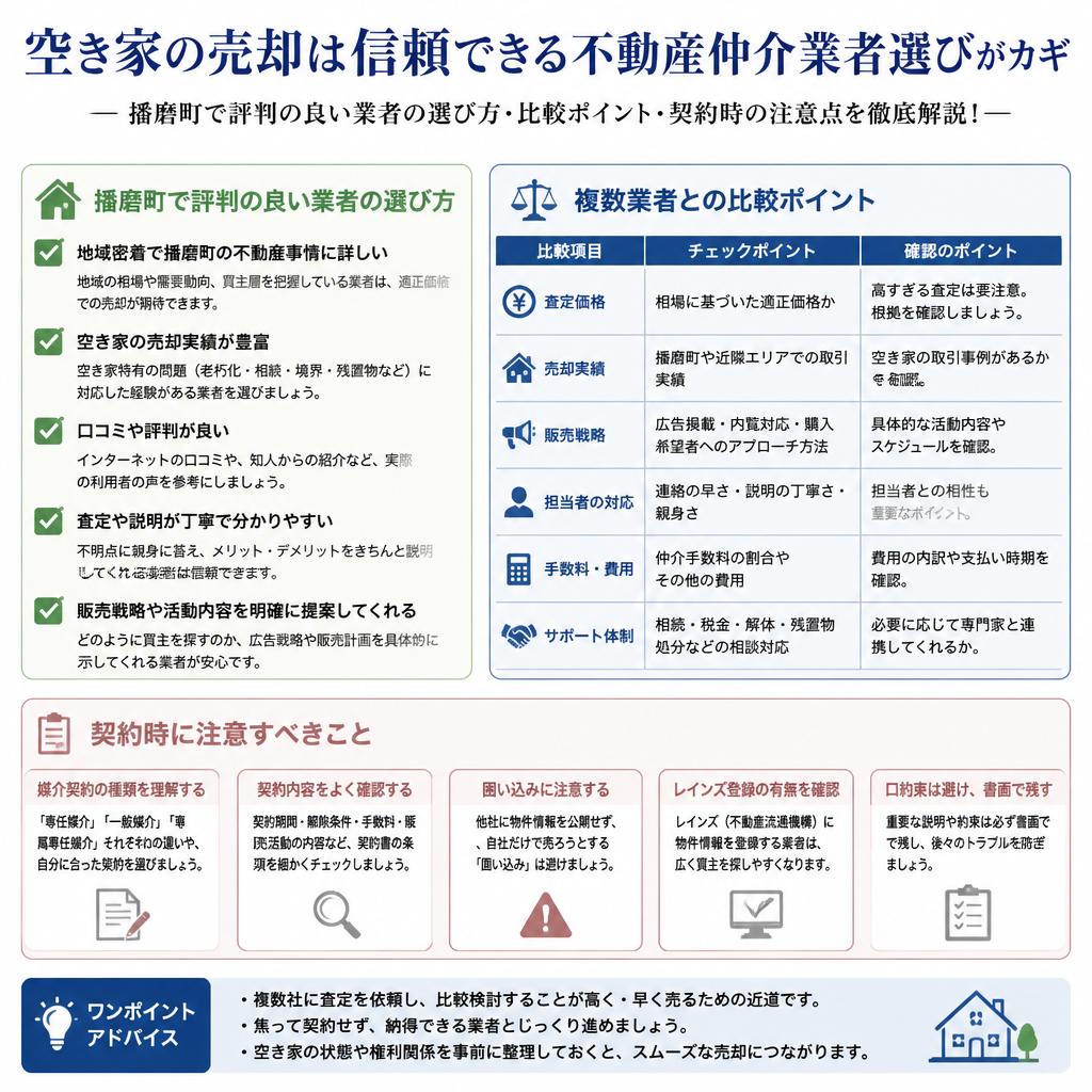 信頼できる不動産仲介業者の選び方
