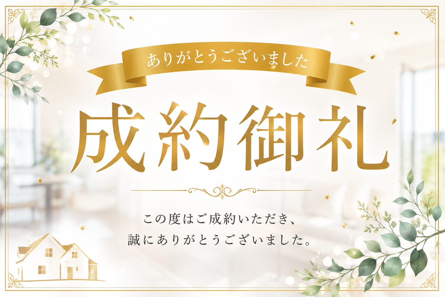 成約御礼