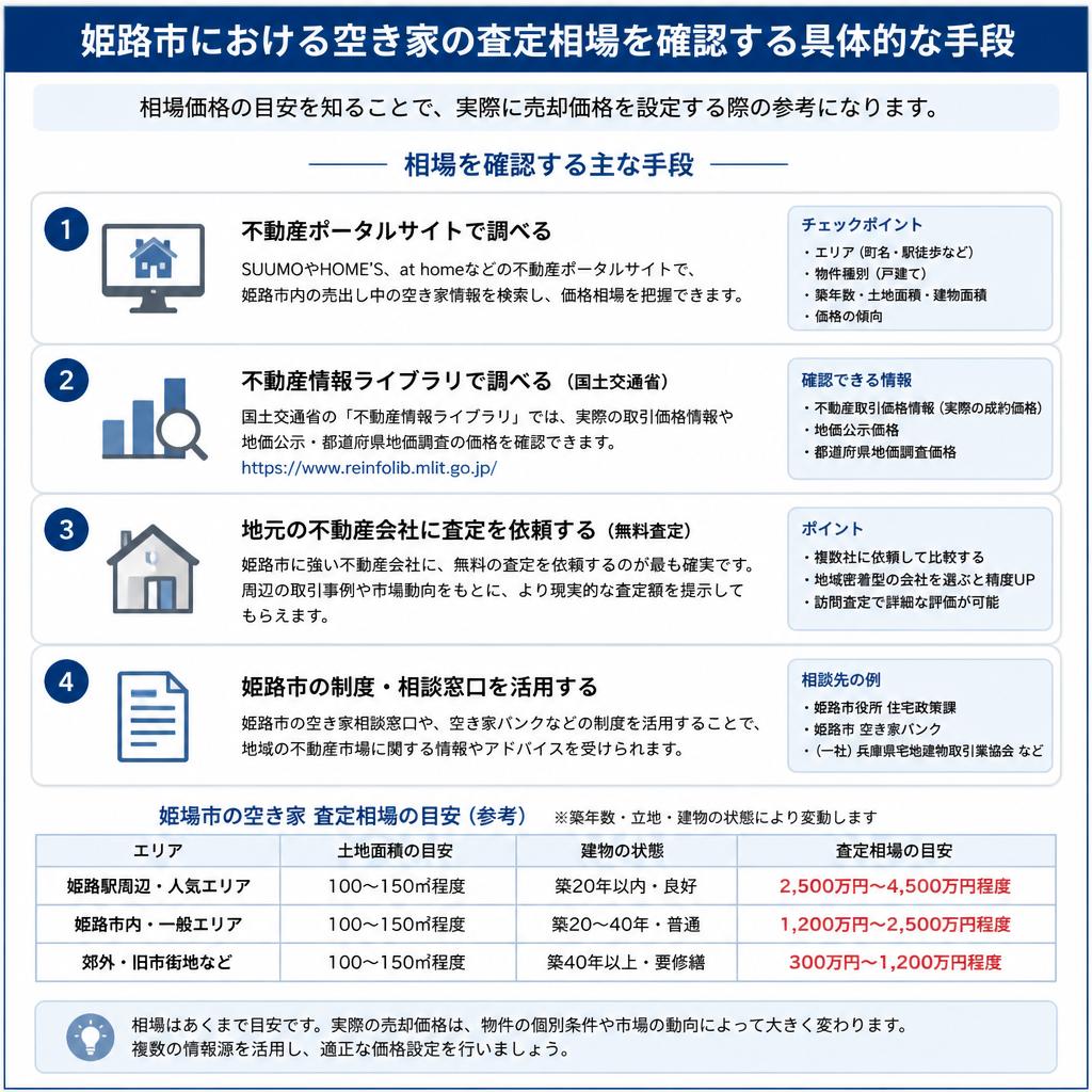 査定相場の具体的な確認方法