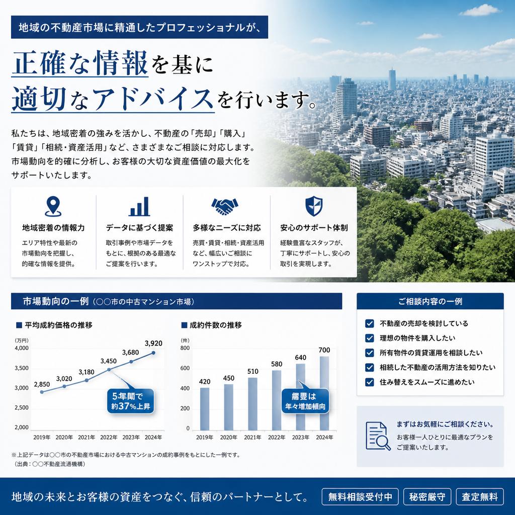 伊保崎・梅井の不動産市場を熟知