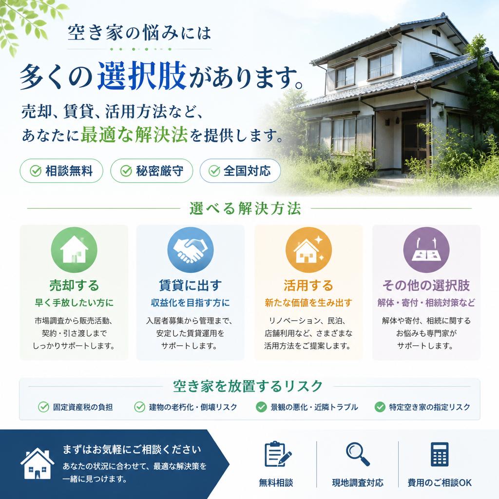 空き家問題の解決法