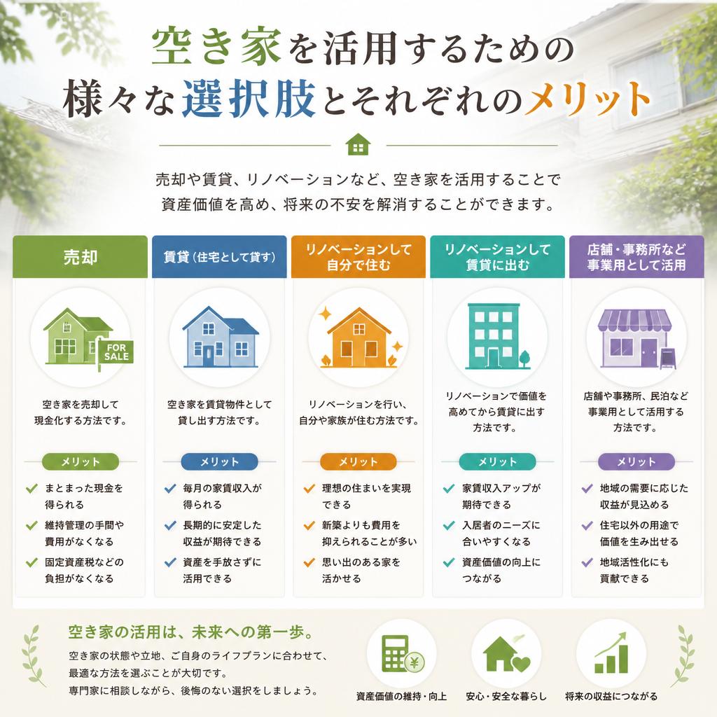 4. 空き家活用の選択肢