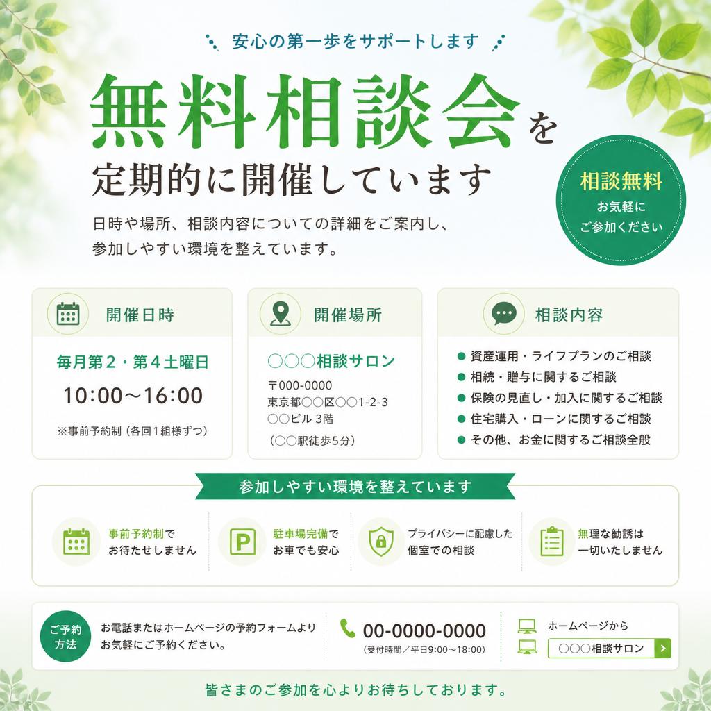 相談会のご案内
