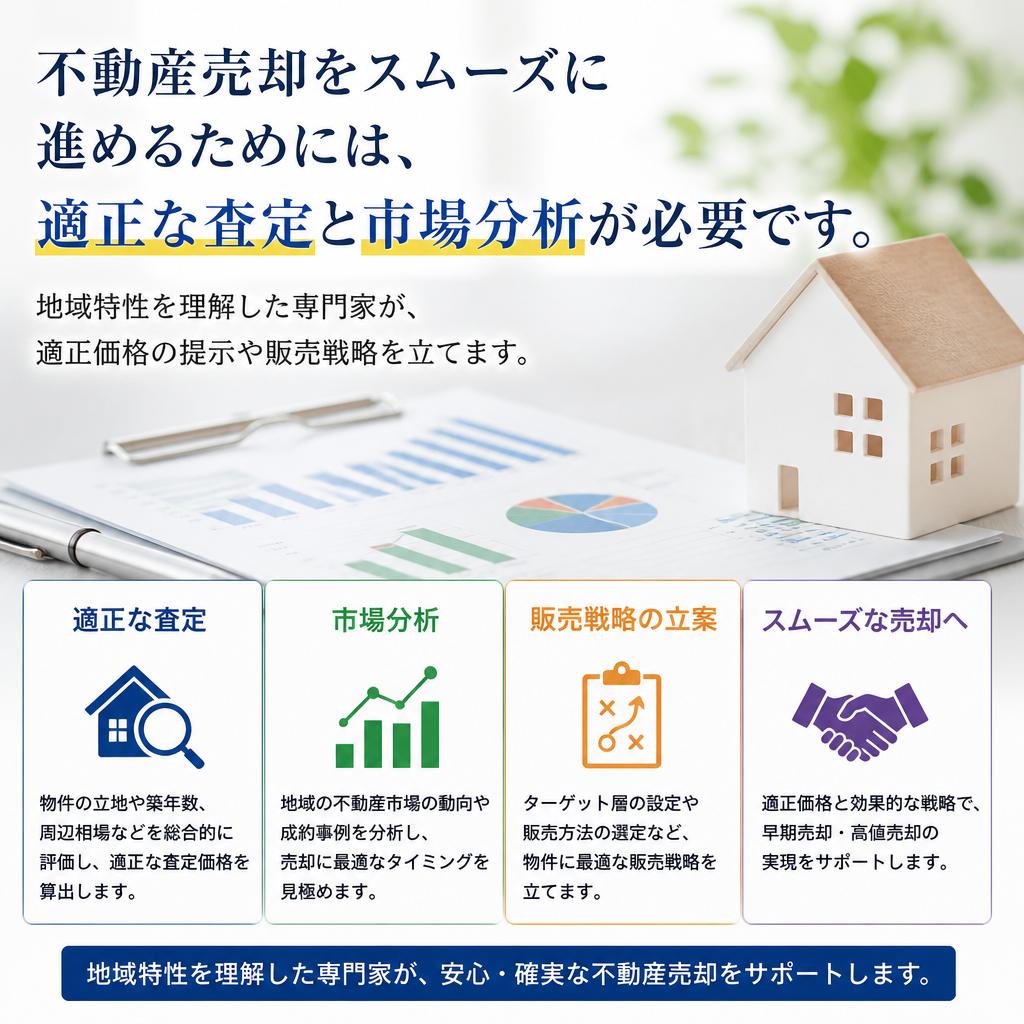 スムーズな不動産売却の流れ