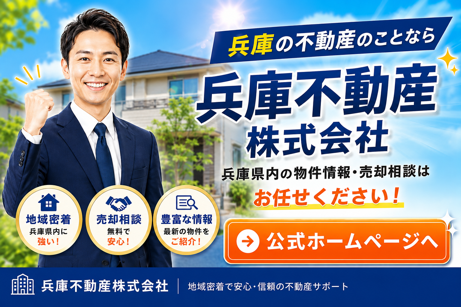 兵庫不動産株式会社の公式ホームページはこちら