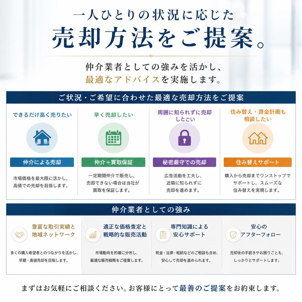 あなたの状況に合わせた提案