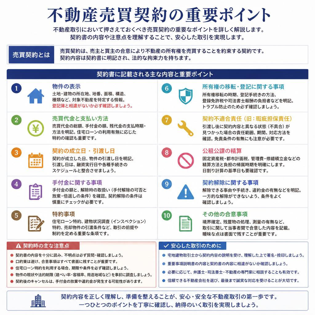 売買契約のポイント