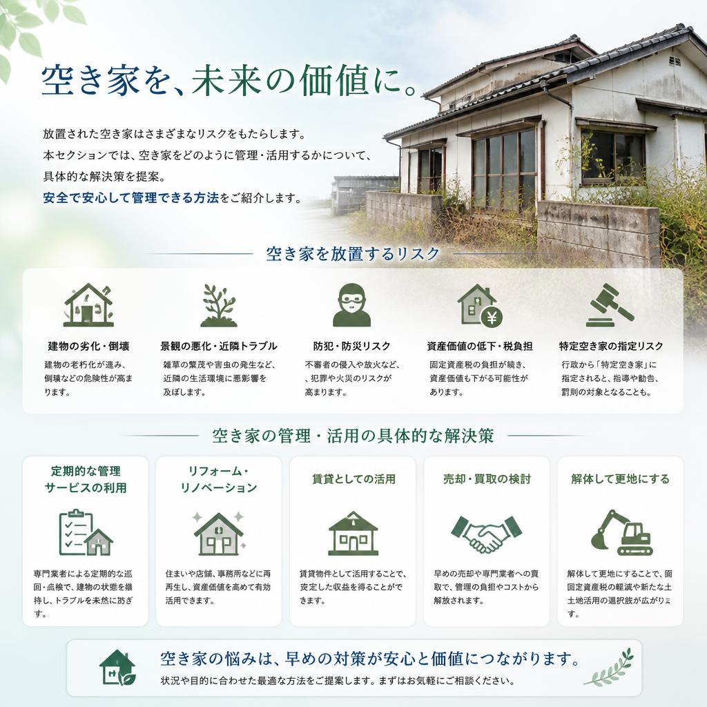 空き家問題のリスクと対策
