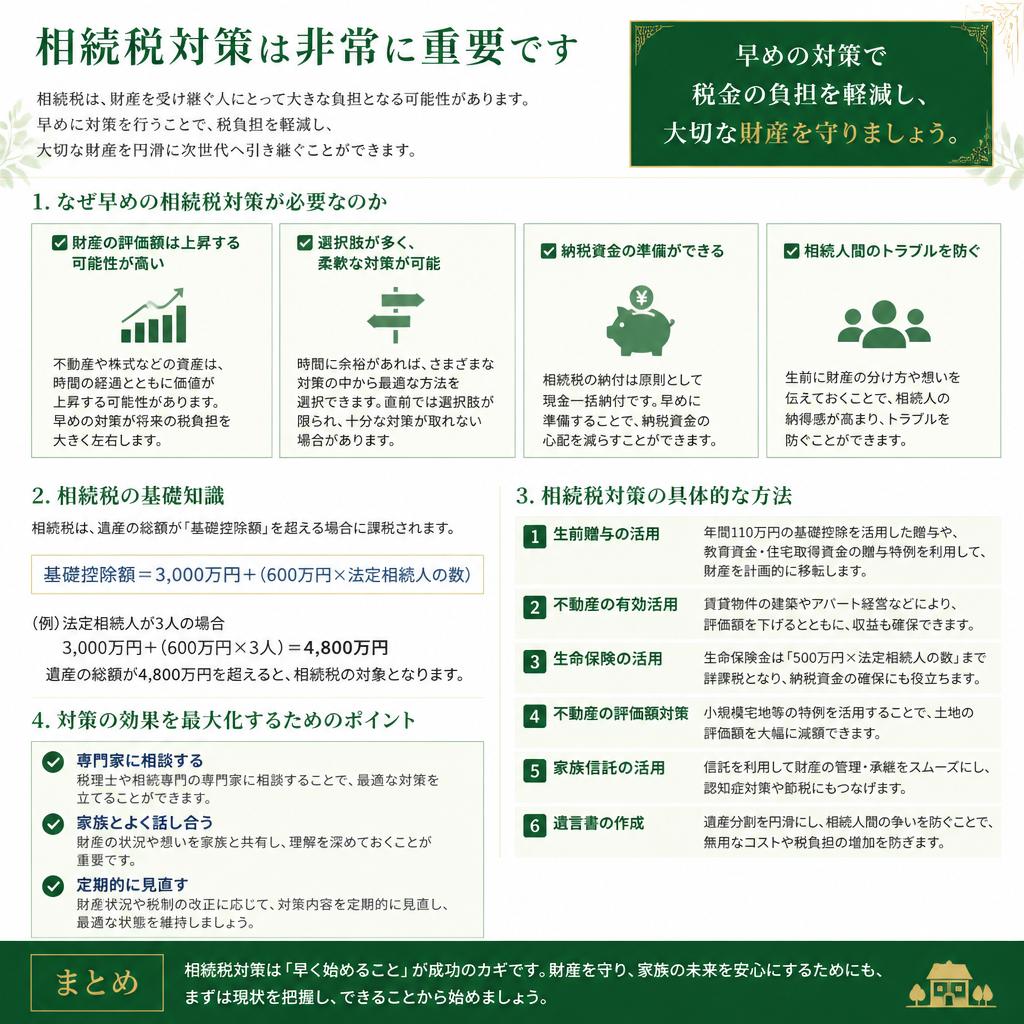相続税対策の重要性と具体策