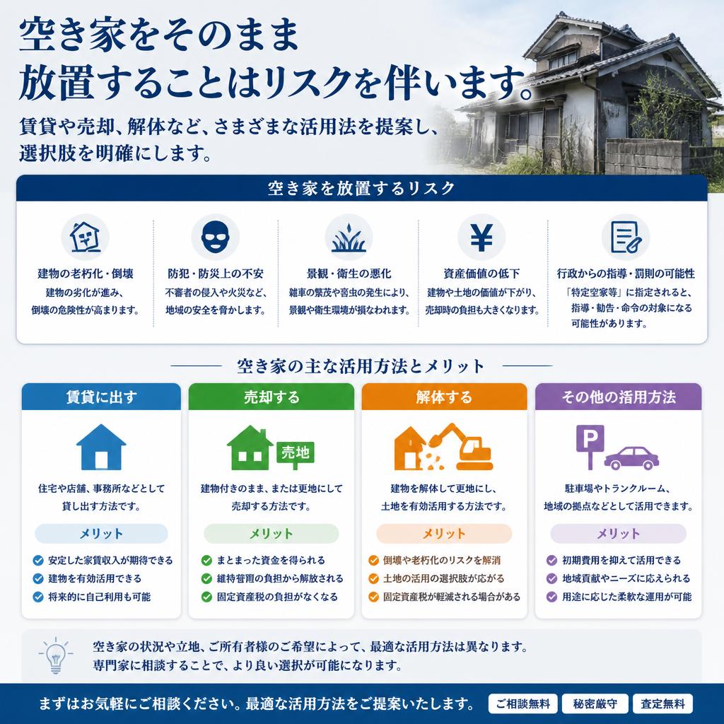 空き家の活用方法