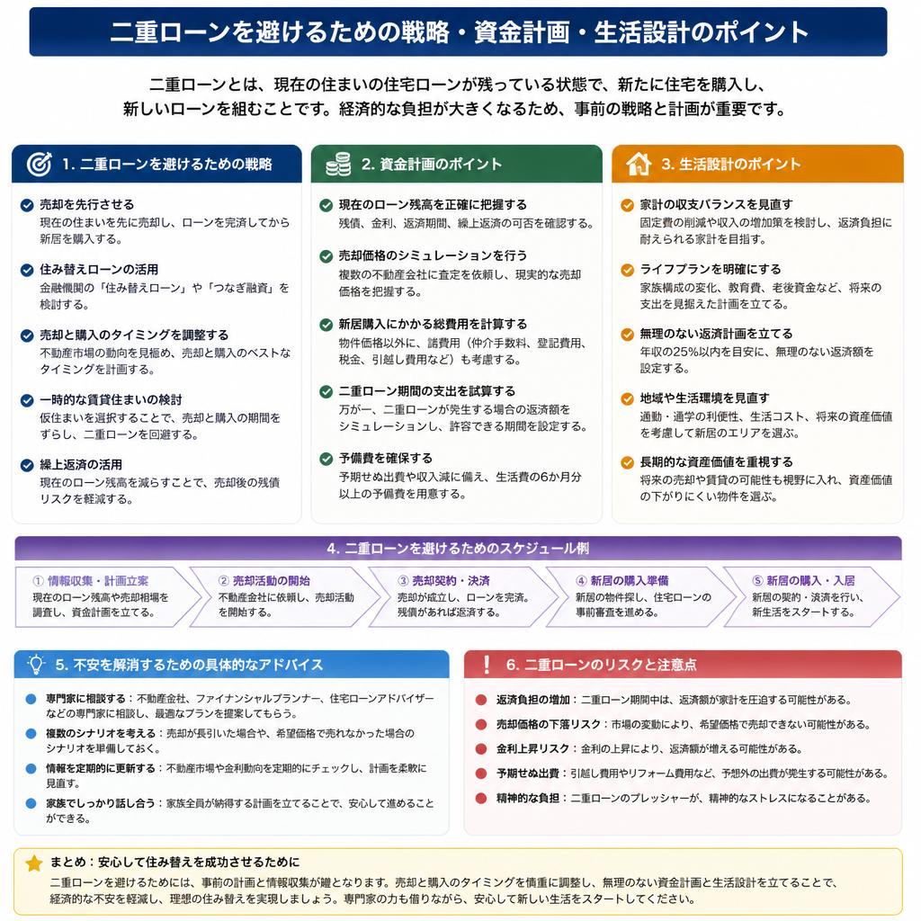 4. 二重ローンを回避するための具体的手法