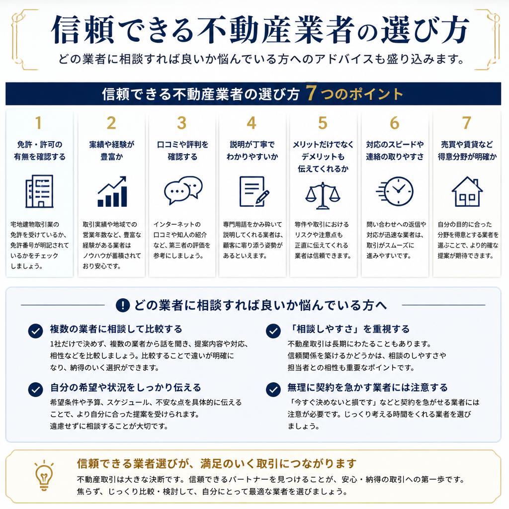 5. 加古川市の不動産業者選び