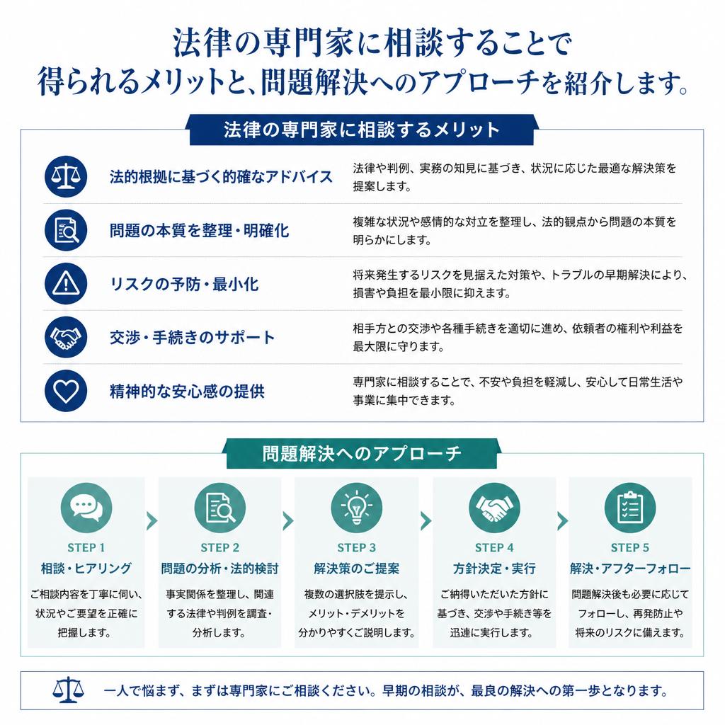 5. 専門家による法律相談の重要性