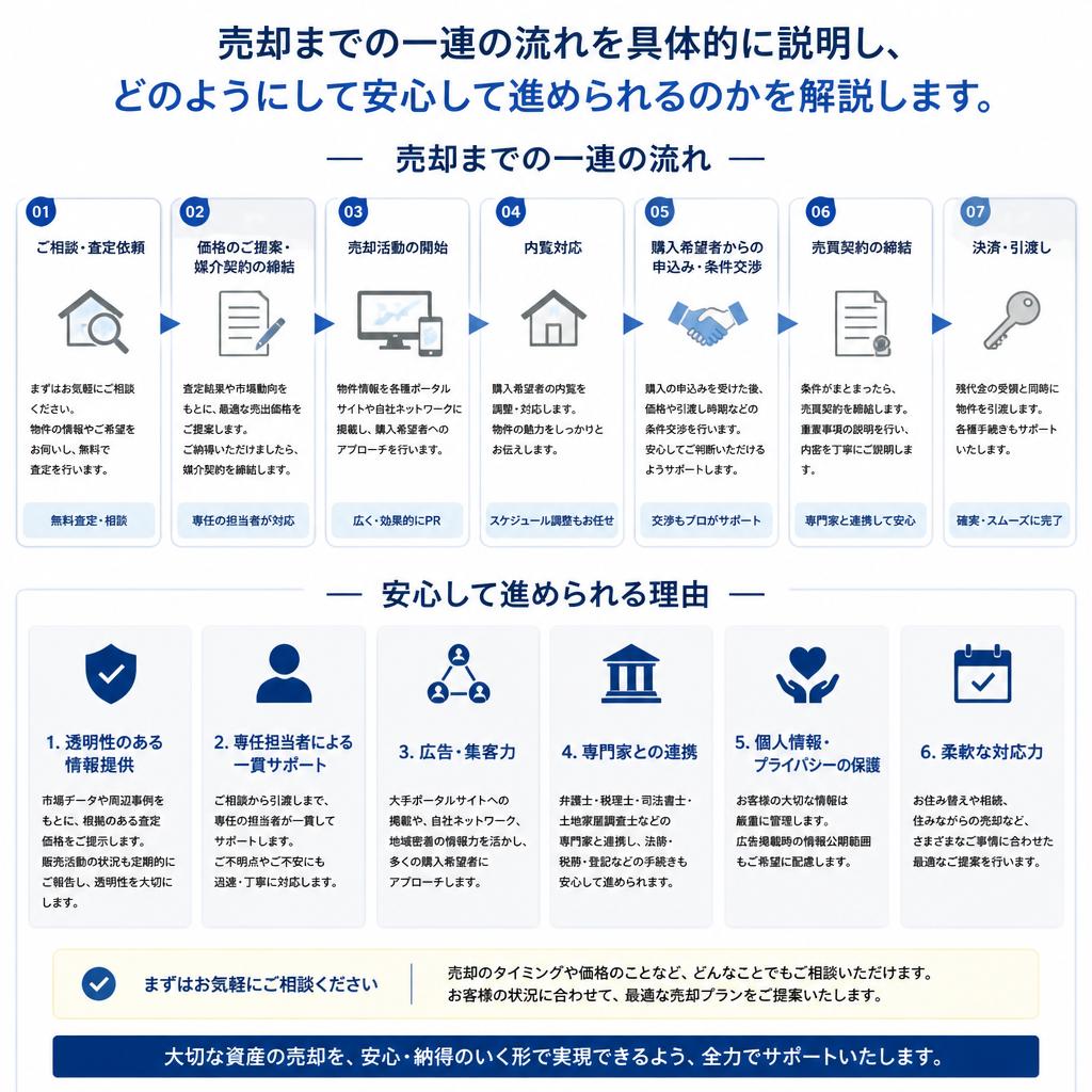 5. 相談から売却までの流れ