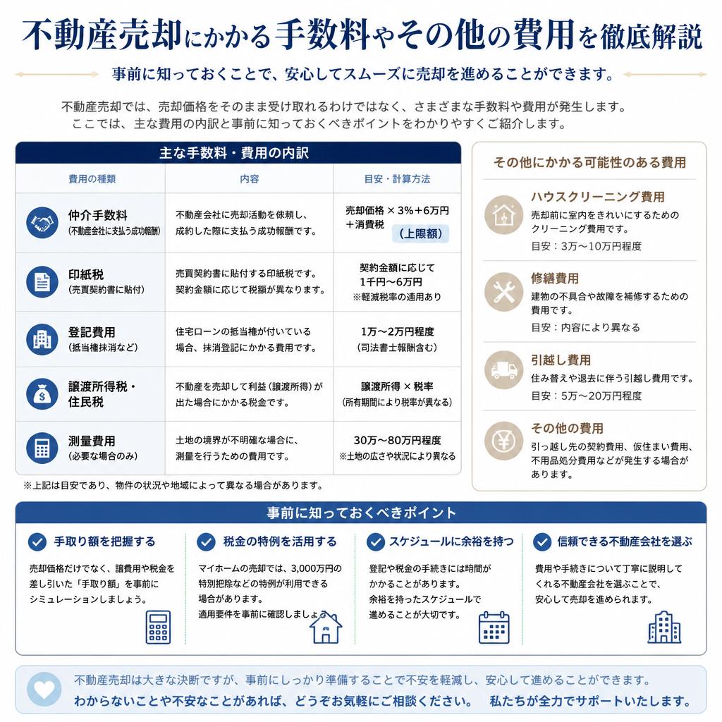 手数料と費用の透明性