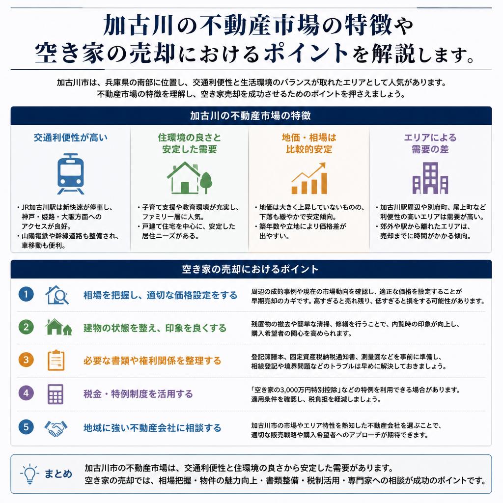 2. 加古川の空き家売却市場について
