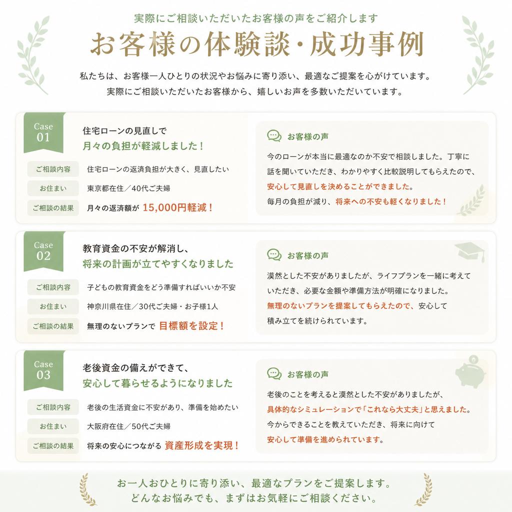 5. 相談者の声