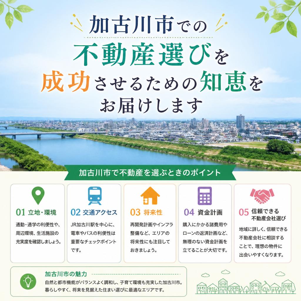 加古川市での不動産選びを成功させるための知恵をお届けします。|加古川市不動産売却買取相談センター