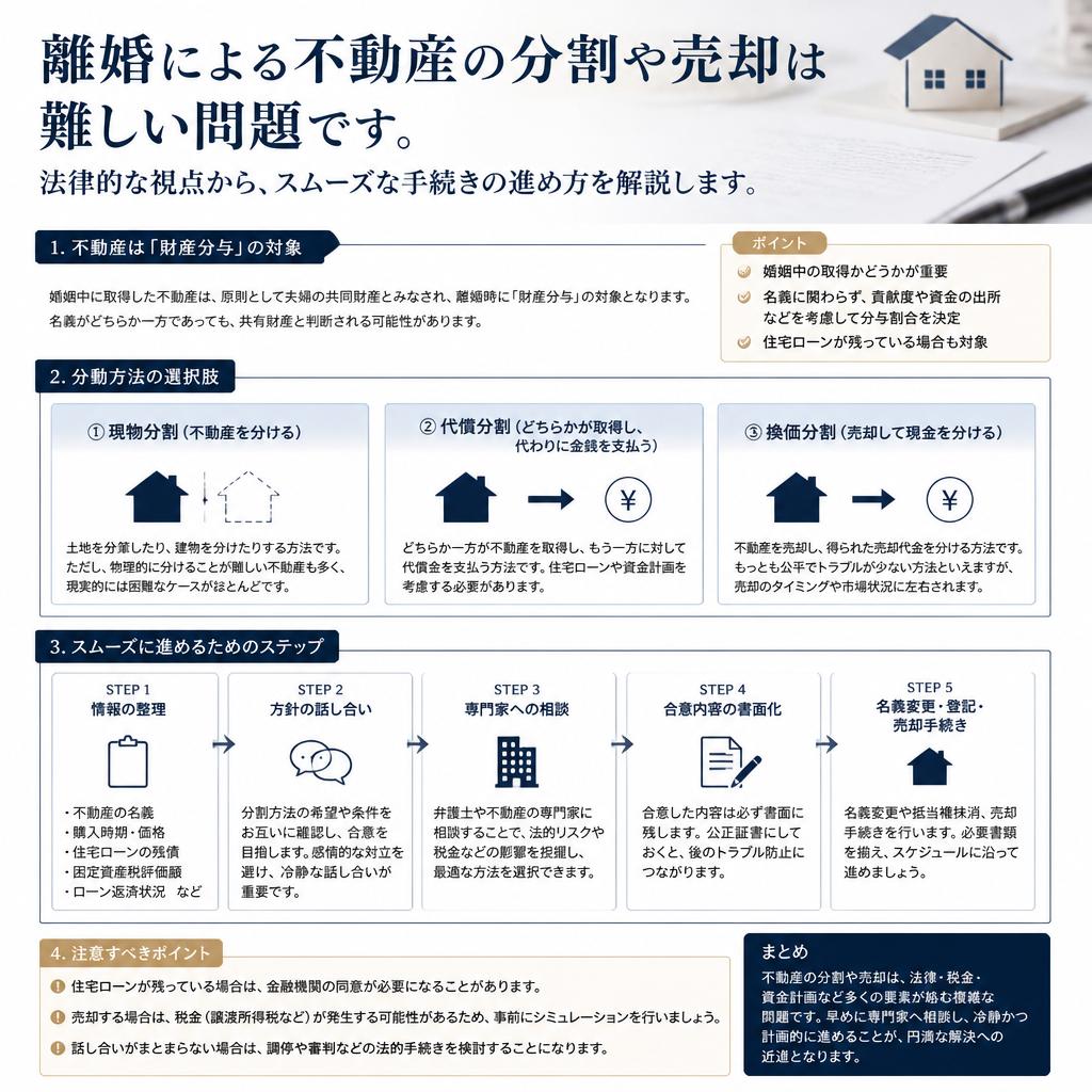 2. 離婚時の不動産の扱い