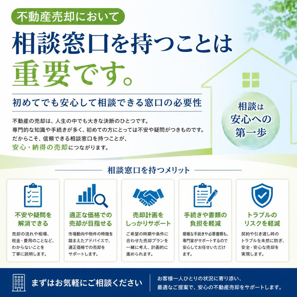 4. 不動産の相談窓口の重要性