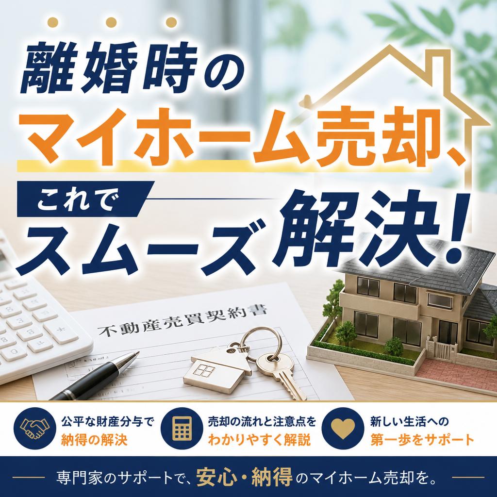 【加古川市】離婚時のマイホーム売却、これでスムーズ解決！|加古川市不動産売却買取相談センター