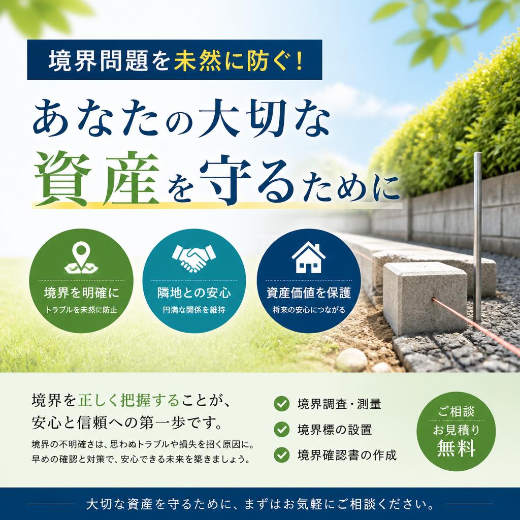 加古川市の境界問題を未然に防ぐ！あなたの大切な資産を守るために|加古川市不動産売却買取相談センター