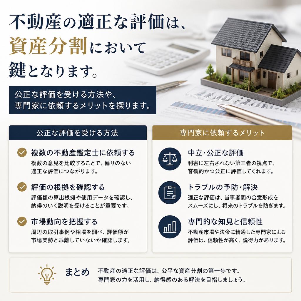 不動産評価と資産分割の仕組み