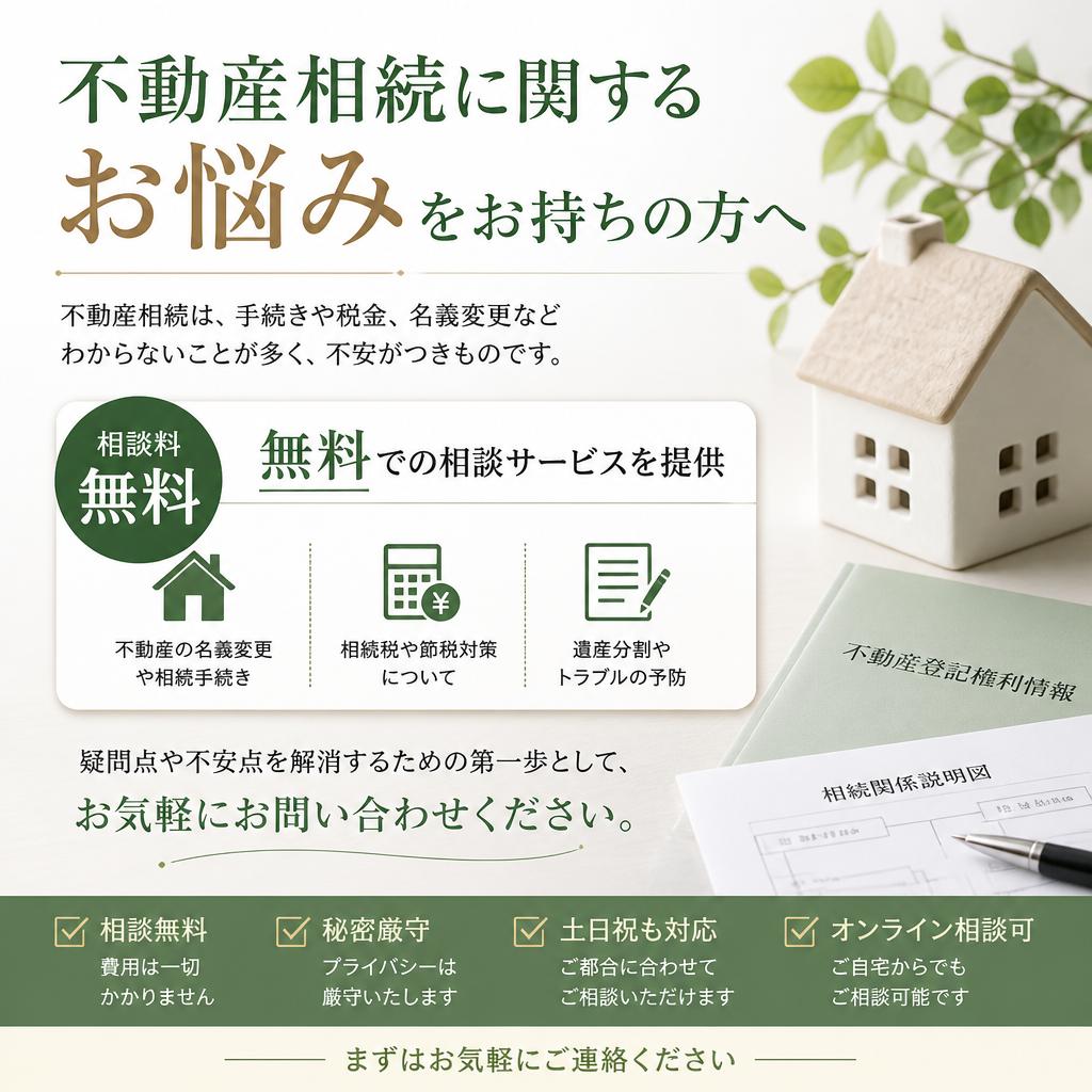 まずは無料相談を！