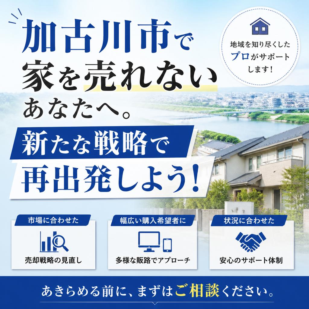 加古川市で家を売れないあなたへ。新たな戦略で再出発しよう！|加古川市不動産売却買取相談センター