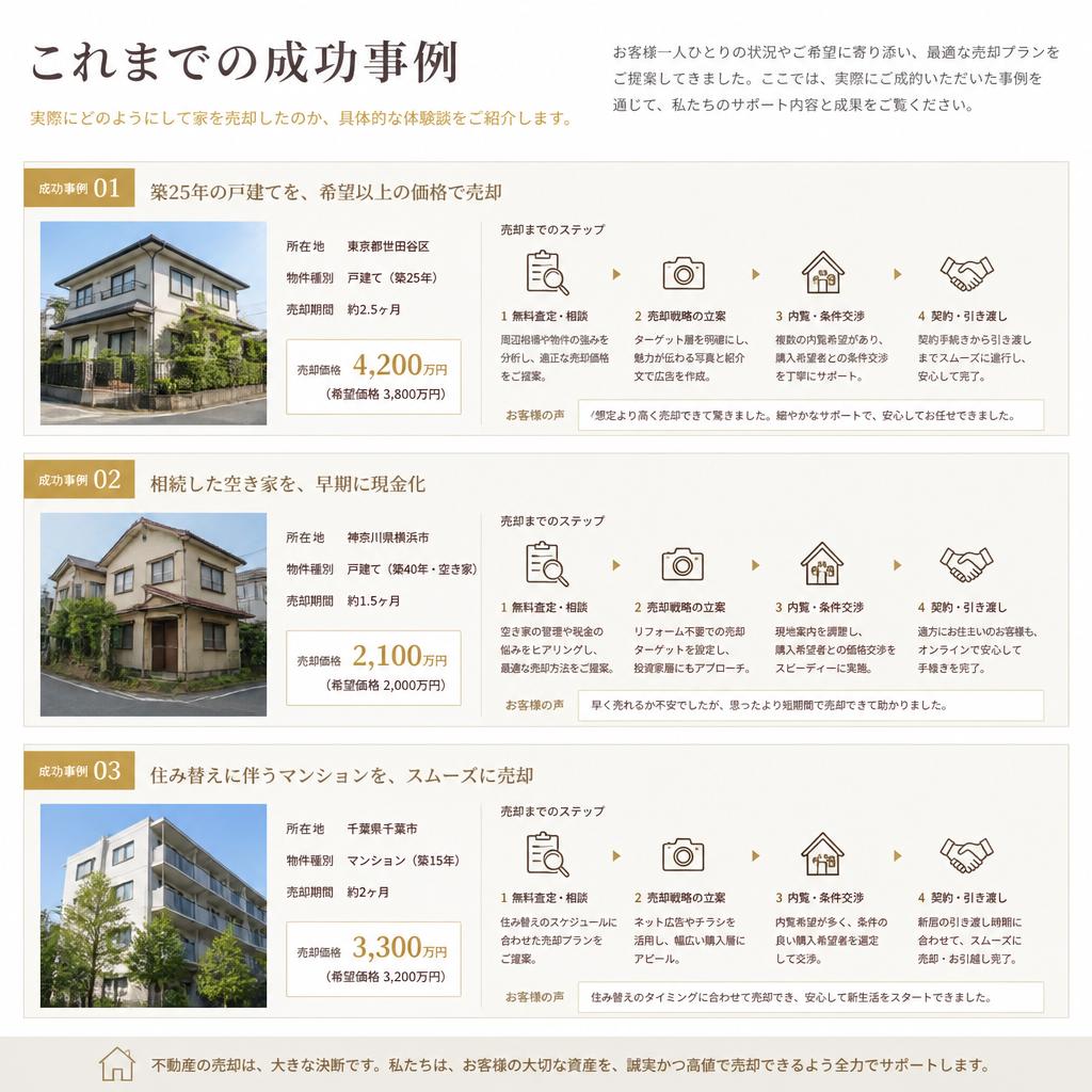 実績ある成功事例の紹介