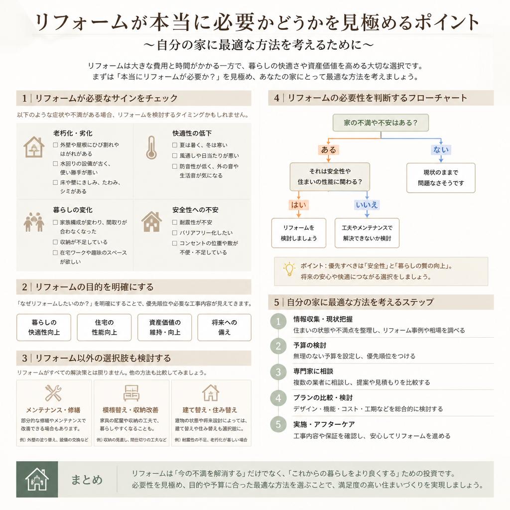 5. リフォーム必要性の見極め方