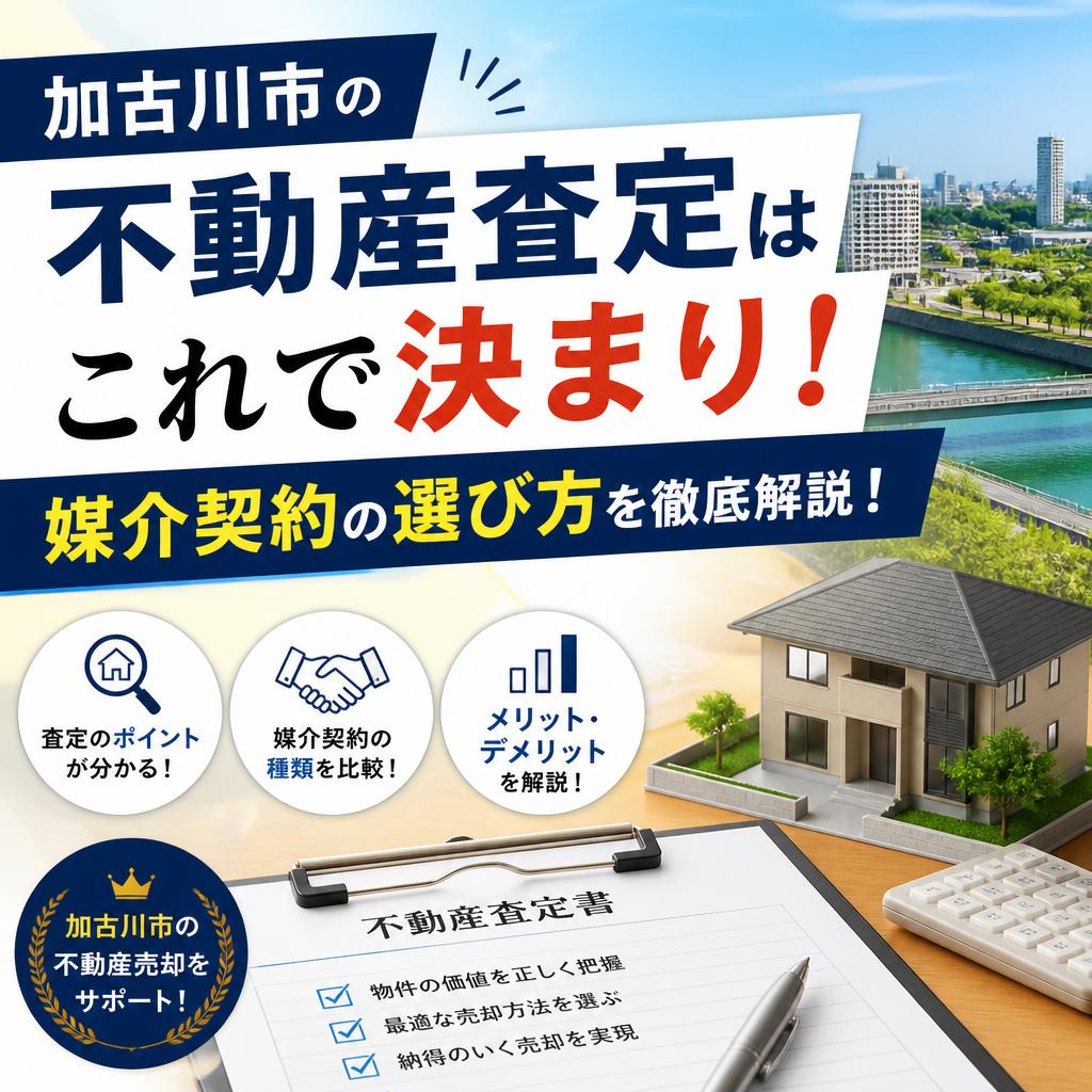 加古川市の不動産査定はこれで決まり！媒介契約の選び方を徹底解説！|加古川市不動産売却買取相談センター