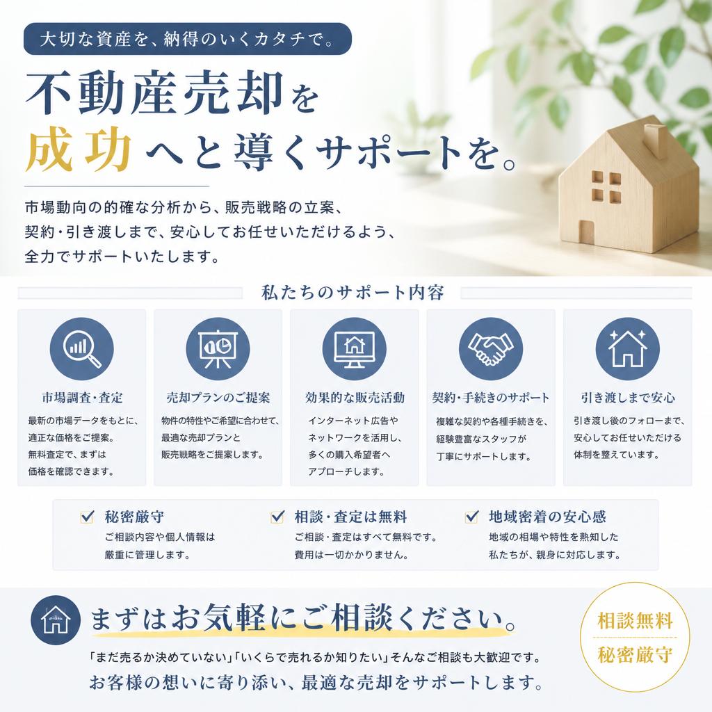 今すぐご相談ください！私たちがサポートします